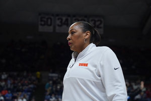 Ahead of its game against No. 3 seeded UConn, Syracuse head coach Felisha Legette-Jack spoke about the matchup.
