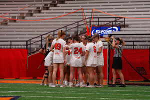After two wins over UAlbany and then-No. 9 Virginia, Syracuse rose two spots to No. 5 in the latest Inside Lacrosse poll. 