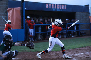 Alicia Hansen led Syracuse in hits in the first win over Pittsburgh, going 4-for-5 and scoring a run.