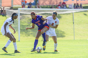 North Carolina poured on 26 shots (18 on goal), eight corner kicks and seven goals in a demolition of the Orange on Saturday.