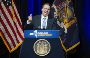 New York state Gov. Andrew Cuomo (D) is challenged by Cynthia Nixon in the Gubernatorial election.