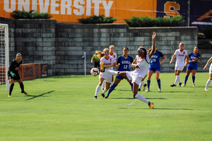 Clarke Brown and Syracuse's defense have struggled to defend late in games as opponents rack up shots on the Orange.