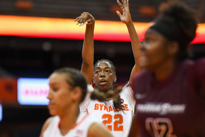 Amaya Finklea-Guity totaled 0 points through 10 minutes played in Syracuse's 92-68 loss against UNC.