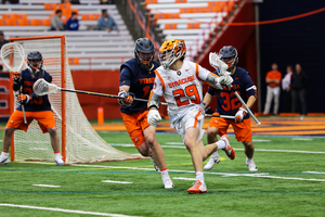 Rehfuss played alongside Chase Scanlan and Griffin Cook as No. 1 Syracuse’s top three attackmen last season. 