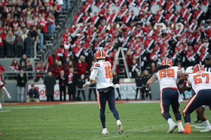 Garrett Shrader threw for less than 70 yards passing for the third consecutive game.