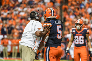 Chris Elmore will not play in Syracuse's regular-season finale against Pittsburgh on Saturday. 