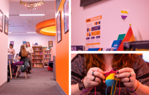  LGBTQ+ students at Syracuse University can go to events like “What’s the Stitch?” to make crafts, chat and find safety. The LGBTQ+ Resource Center hopes to establish more connections between the LGBTQ+ communities at SU and Syracuse. 