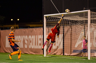 Breitenmoser's cross almost found the back of the net. But Pulisic made the stop, giving Syracuse a corner kick.