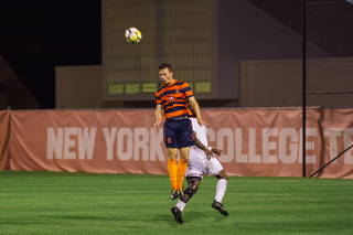 Justin Earle started at defense for the Orange for the second straight game.