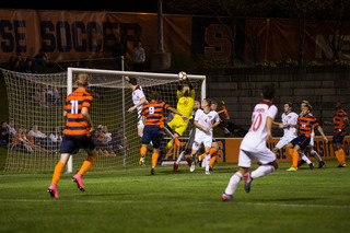 Syracuse had seven corner kicks to NC State's one.